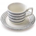 Affek Design JOY 6 mukin ja lautasen setti harmaa Affek Design JOY 6 mukin ja lautasen setti harmaa