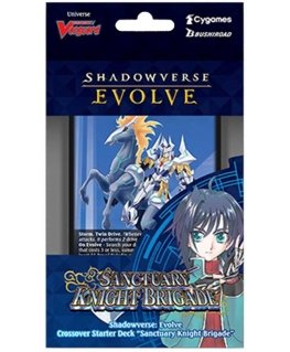 Cygames Shadowverse: Evolve Sanctuary Knight Brigade krustošanas sākuma komplekts