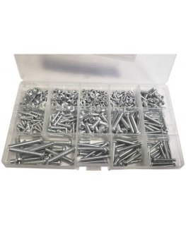 Poranterä OEM Ruuvit ja mutterit setti M3/M4/M5 - 500 kpl.