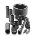 7/16 inch socket for screws with hexagonal drive, 14/75 mm KOKEN [183H-75 14]