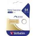 Verbatim Metal Executive USB atmintukas 64 GB USB A tipo 3.2 Gen 1 (3.1 Gen 1) Auksas Verbatim Metal Executive USB atmintukas 64 GB USB A tipo 3.2 Gen 1 (3.1 Gen 1) Auksas