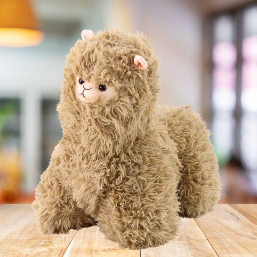 Lean Toys Pehmolelu Lama 40 cm – 3