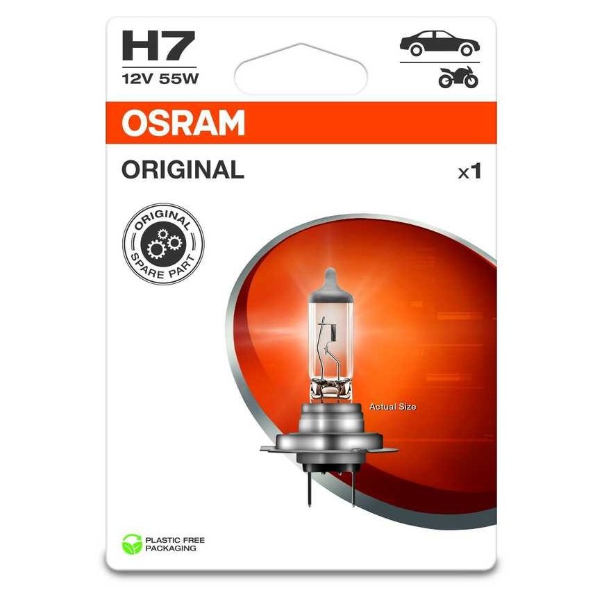 OSRAM Automotive bulb H7 55W 12V PX26D 1pc
