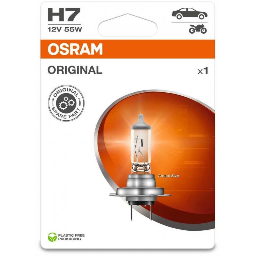 OSRAM autotuli H7 55W 12V PX26D 1tk – 3