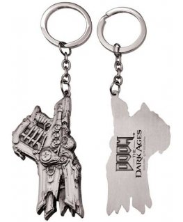 Pc Merch Doom: Темные века - Огромный череп Limited Edition Металлический брелок