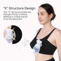 MOMCOZY ELECTRIC BREAST PUMP HANDS-FREE BRA, SIZE 2XL, BLACK YN09 MOMCOZY ELECTRIC BREAST PUMP HANDS-FREE BRA, SIZE 2XL, BLACK YN09