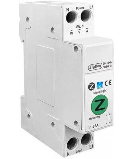 IMMAX NEO SMART electronic single-phase circuit breaker 1-63A, power metering, Zigbee 3.0, TUYA