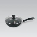 Maestro MR-1205-28 Pannas ar vāku, 28 cm, melna