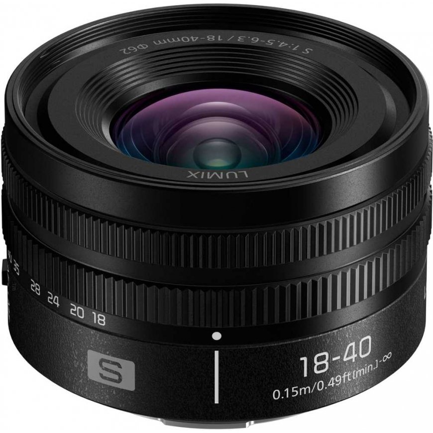 Objektyvas Panasonic LUMIX S 18-40mm / F4.5-6.3 / L-mount / (S-R1840)