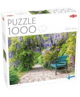 Tactic Wisteria Alley In Blossom, palapeli 1000 palaa