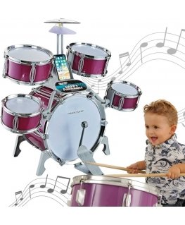 WOOPIE electronic drum set, educational, for children, 5 drums, 1 cymbal