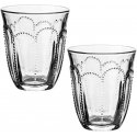 Allesken DAPHNE Complete set of 4 glasses 340ml 9.5x5.2x11cm Allesken DAPHNE Complete set of 4 glasses 340ml 9.5x5.2x11cm