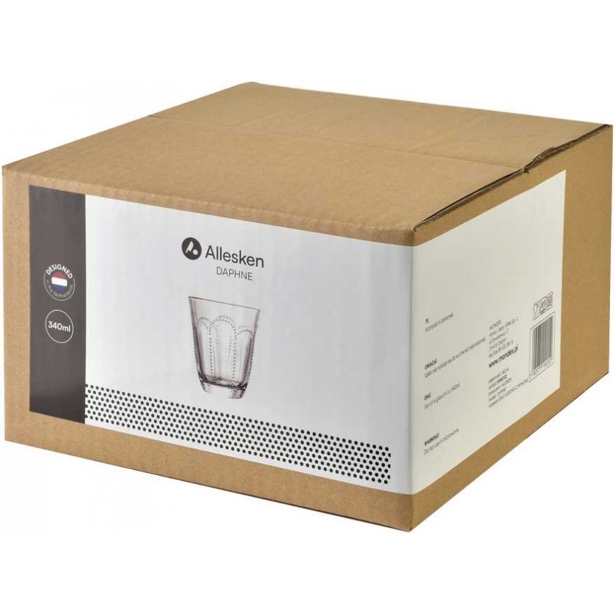 Allesken DAPHNE Kompletti 4 lasia 340ml 9,5x5,2x 11cm – 4