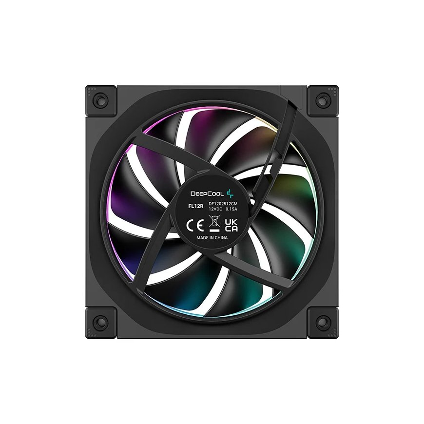 DeepCool FL12R Tietokonekotelo Tuuletin 12 cm musta 1 kpl – 3