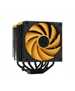 DeepCool AK620 Zero Dark Zoria Processor Air cooler 12 cm Black, Yellow 1 pc(s)