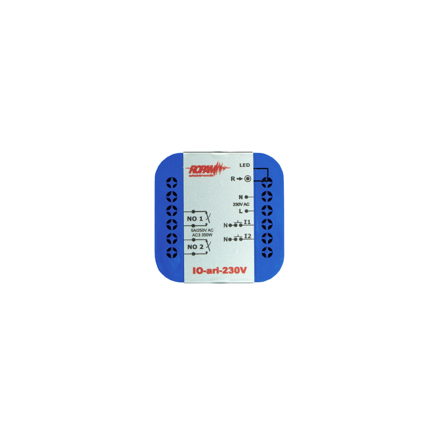 Ropam IO-ari-230V bezvadu divu kanālu 230V