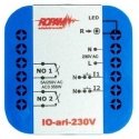 Ropam IO-ari-230V bezvadu divu kanālu 230V maiņstrāvas kontrolieris