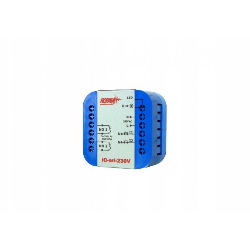 Ropam IO-ari-230V bezvadu divu kanālu 230V maiņstrāvas kontrolieris – 3