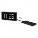 Hama Ibiza Digital alarm clock Black, Grey