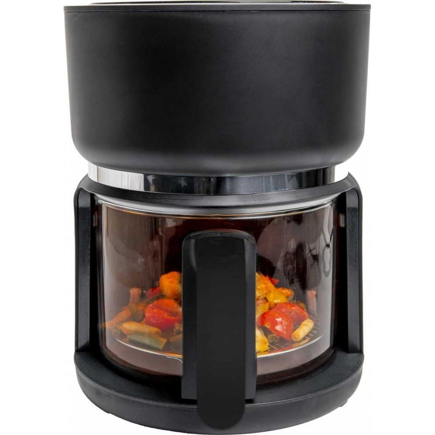 4Swiss ABB-G24 Pure Glass Oil-Free Fryer Black