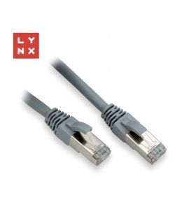 LYNX FTP patch cable Cat6, PVC, 10m, gray