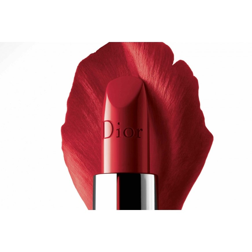 Dior Rouge Satin 743 Rouge Zinnia 3.5g – 5