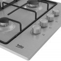 Beko HIBG64120SX варочная поверхность Нержавеющая сталь Встроенный 60 cm Газовый 4 зона(ы) Beko HIBG64120SX варочная поверхность Нержавеющая сталь Встроенный 60 cm Газовый 4 зона(ы)