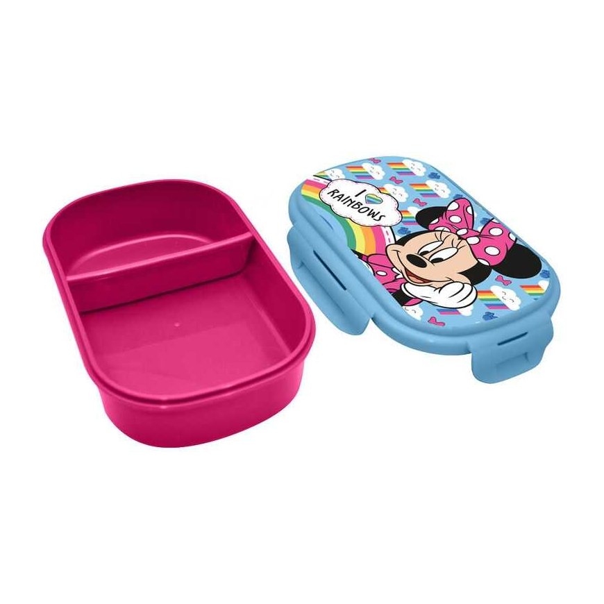 Pietų dėžutė + stalo įrankiai, 21x14x6cm Minnie Mouse MN30016 Vaikams Euroswan – 2
