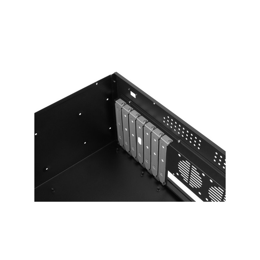 Lanberg SC01-3504-10B modulinio serverio korpusas Stovas (4U) – 4