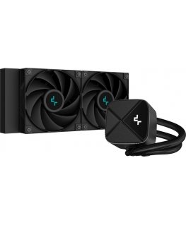 DeepCool LS520S Procesors Universāls šķidruma dzesētājs 12 cm Melns 1 pcs