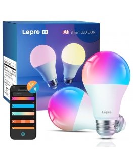 Lepro B1 AI Älykäs Lamppu E27 - E27 Älylamput (2 kpl)