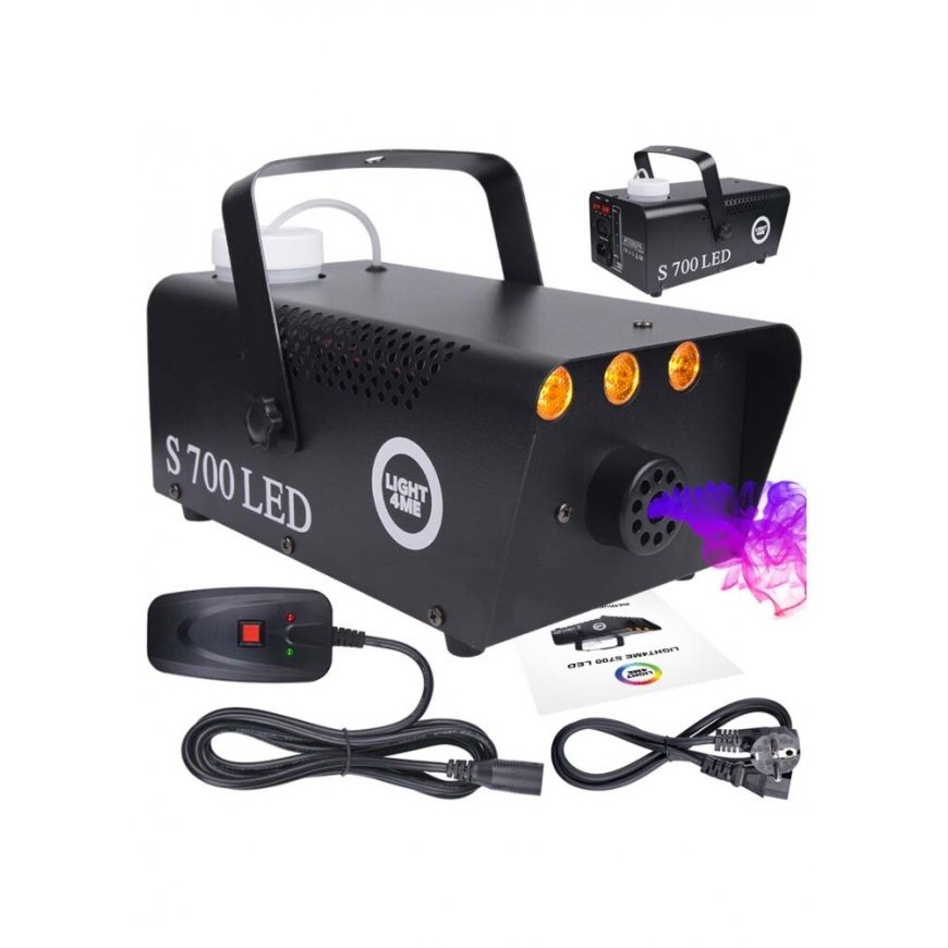Light4Me S 700W LED smoke and fog machine with remote control effect – 2