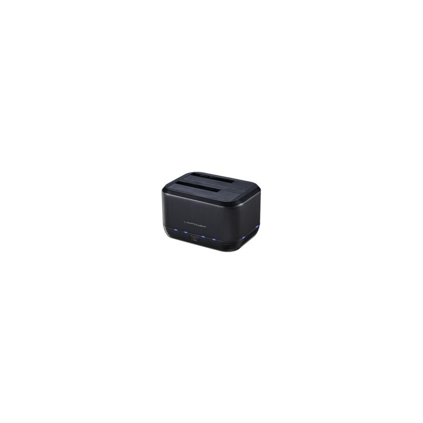 LC-Power LC-DOCK-U3-III tallennusaseman telakointiasema USB 3.2 Gen 1 (3.1 Gen 1) Type micro-B musta