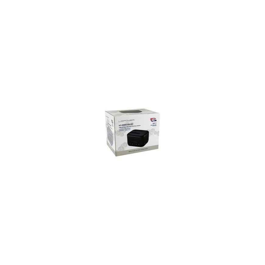 LC-Power LC-DOCK-U3-III saugojimo diskų prijungimo stotis USB 3.2 Gen 1 (3.1 Gen 1) Type micro-B Juo – 4