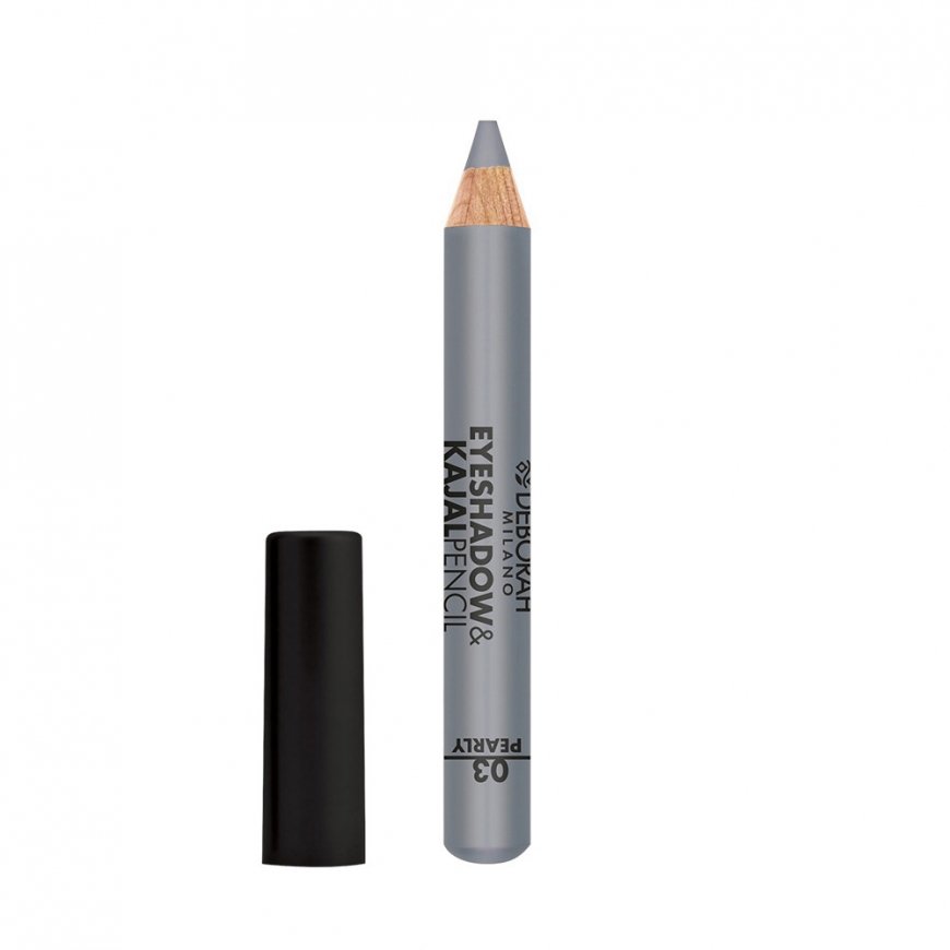 Deborah Milano Eyeshadow&Kajal Pencil lauvärv 2 g 03 Silver Finish Pearly Pärlivärv