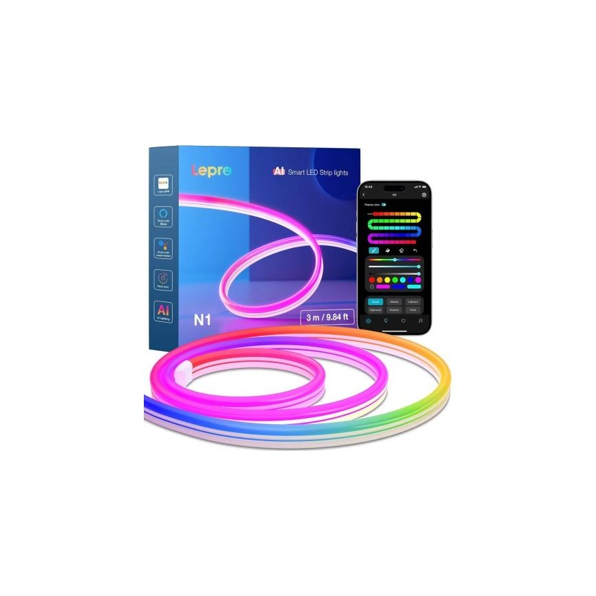 Lepro N1 3M AI nutikas LED riba (3 meetrit) – 2