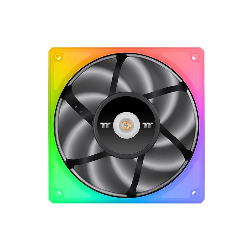 Thermaltake TOUGHFAN 12 RGB Корпус компьютера Вентилятор 12 cm Белый 3 шт