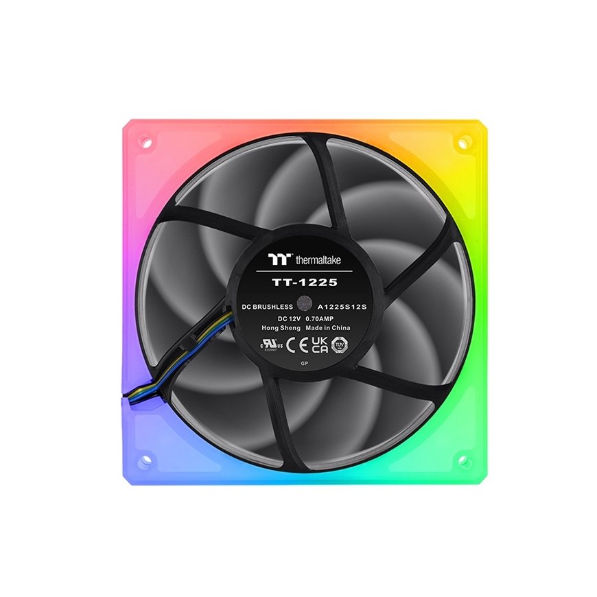 Thermaltake TOUGHFAN 12 RGB Tietokonekotelo Tuuletin 12 cm Valkoinen 3 kpl – 2