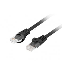 Lanberg PCU6-10CU-0200-BK verkkokaapeli musta 2 m Cat6 U/UTP (UTP)
