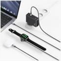 Кабель USAMS Huan Series SJ754 72W USB-C на USB-C + USB-C + беспроводное зарядное устройство для часов tarnish
