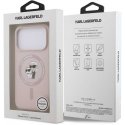 Karl Lagerfeld liquid silicone "Karl and Choupette MagSafe" case for Apple iPhone 17 Pro