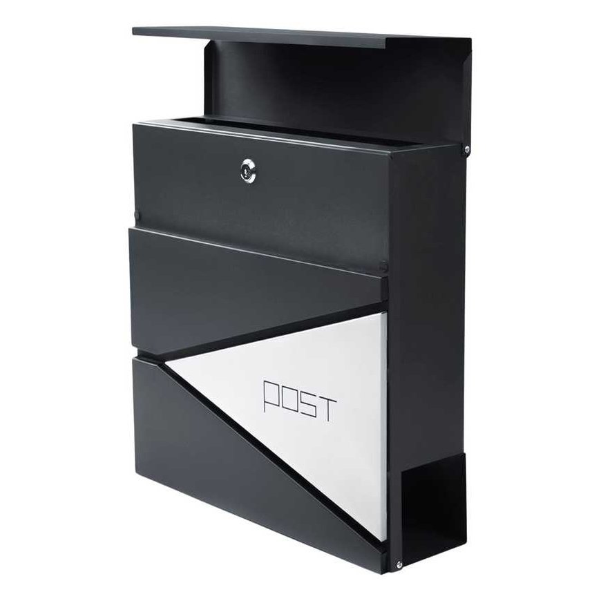 Lean Mailbox, 37x37x10.5 cm, anthracite color – 3