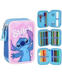 CERDÁ Disney Stitch trigubas pieštukų dėklas