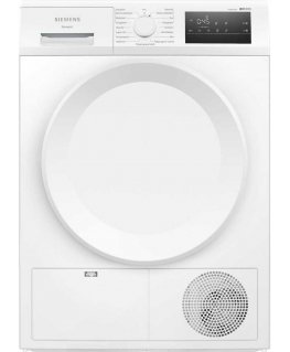 Džiovyklė Siemens WT43HV0EDN iQ300 kuivausrumpu, valkoinen