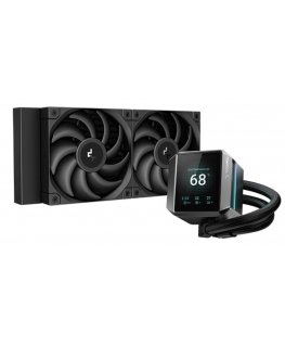DeepCool MYSTIQUE 240 Suoritin All-in-one-nesteenjäähdytin 12 cm musta 1 kpl
