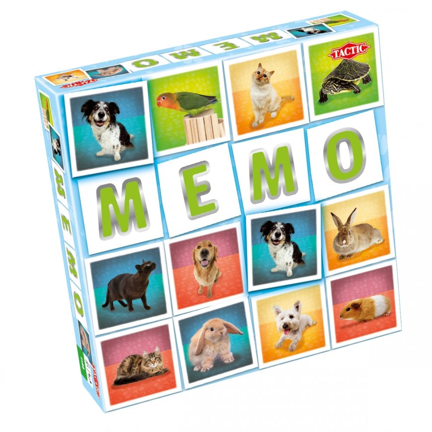 Tactic Pets Memo Kāršu spēle Atbilstība