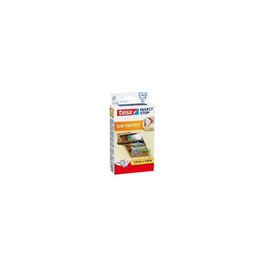 TESA Insect Stop Sun Protect hyttysverkko Ikkuna Hopea
