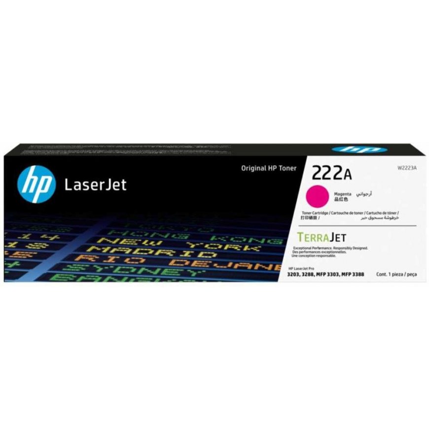 Hewlett Packard (HP) HP 222A MAGENTA/ORIGINAL LASERJET TONER KASETĖ