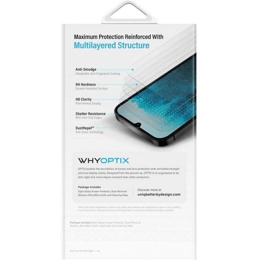 Защитное стекло UNIQ Optix Clear для Samsung Galaxy Z Fold7 – 3
