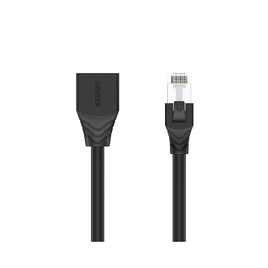 UNITEK C1896BK-2M verkkokaapeli musta Cat6 S/UTP (STP) – 3